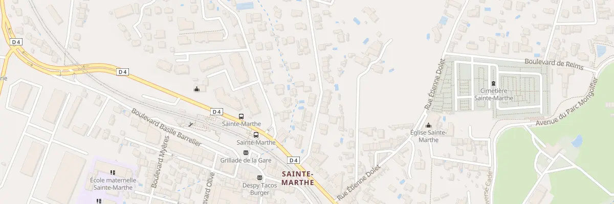 Plan du 17 Bd Caune à Marseille 14e Arrondissement