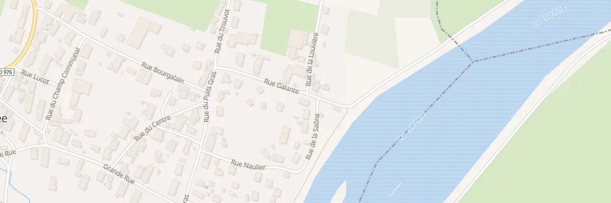 Plan du 3 Rue de la Saone à Poncey-lès-Athée