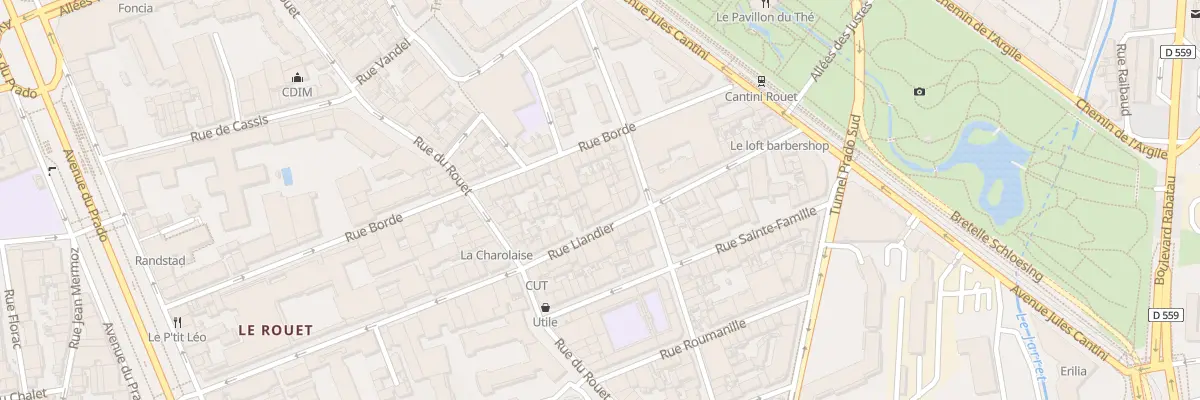 Plan du 69 Rue liandier à Marseille 8e Arrondissement
