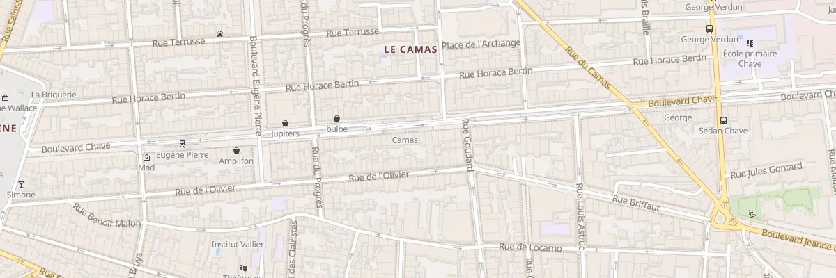 Plan du 114 Bd Chave à Marseille 5e Arrondissement
