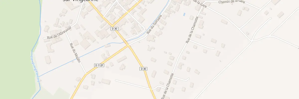 Plan du 23 Rue du Soirsans à Champagne-sur-Vingeanne