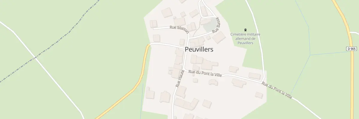 Plan du 4 Rue Haute à Peuvillers