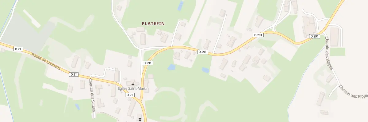 Plan du 10 Rte de Savigny-en-Revermont à Flacey-en-Bresse