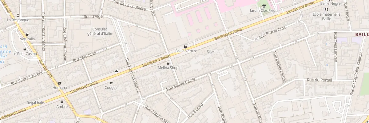 Plan du 152 Bd Baille à Marseille 5e Arrondissement