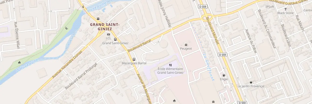 Plan du 35 Bd Barral à Marseille 8e Arrondissement