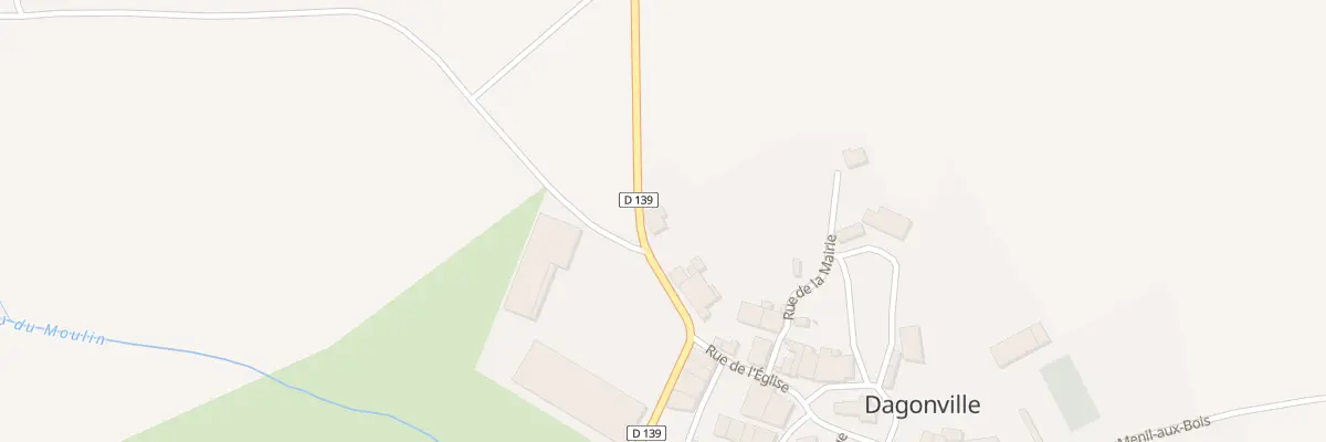 Plan du 41 Rte de Lignieres à Dagonville