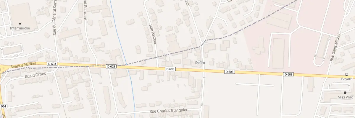 Plan du 53 Av Miribel à Verdun