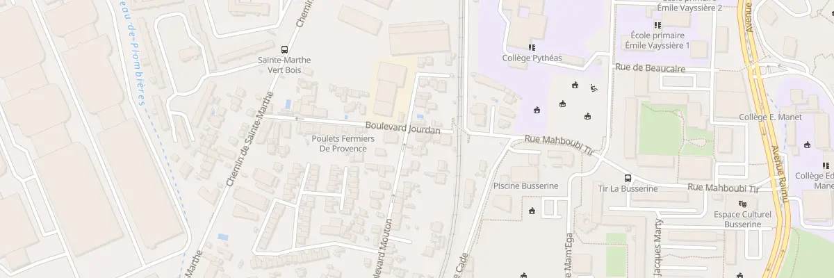 Plan du 42 Bd Mouton à Marseille 14e Arrondissement