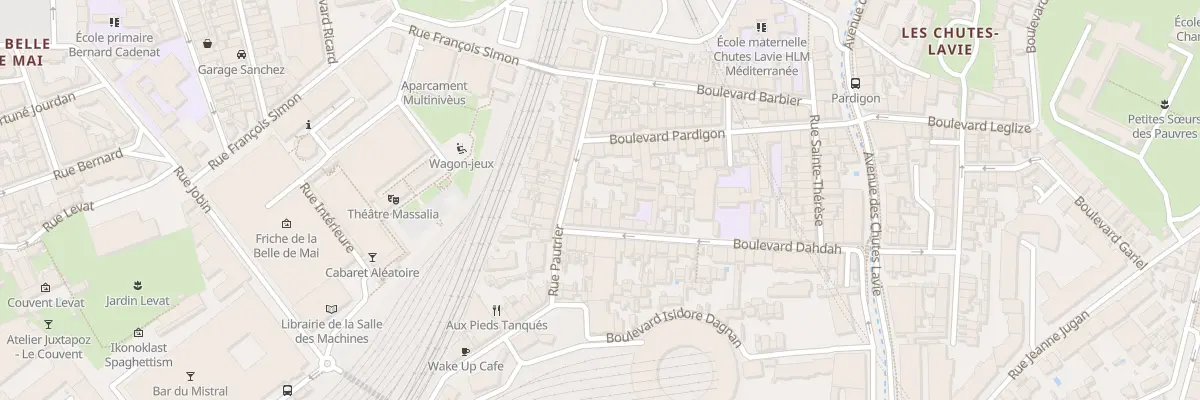 Plan du 7 Bd Dahdah à Marseille 4e Arrondissement