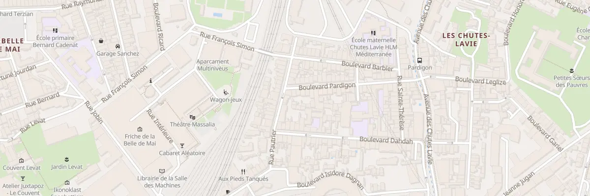 Plan du 4 Bd Pardigon à Marseille 4e Arrondissement