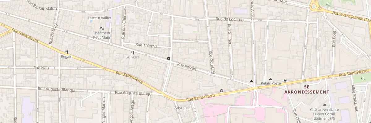 Plan du 145 Rue ferrari à Marseille 5e Arrondissement
