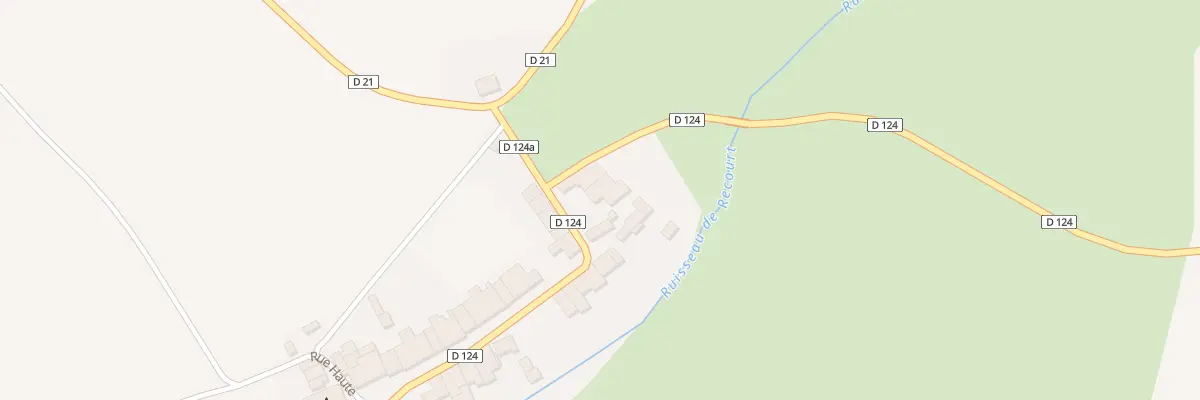 Plan du 3 Rue de la Cour à Récourt-le-Creux