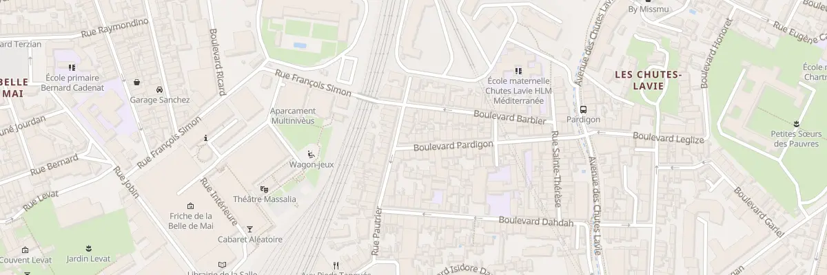 Plan du 3 Bd Pardigon à Marseille 4e Arrondissement