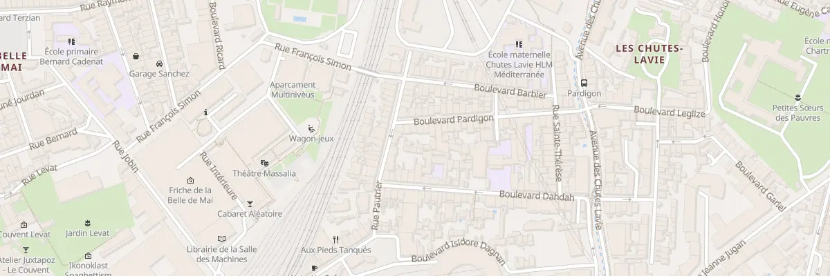 Plan du 6 Bd Pardigon à Marseille 4e Arrondissement