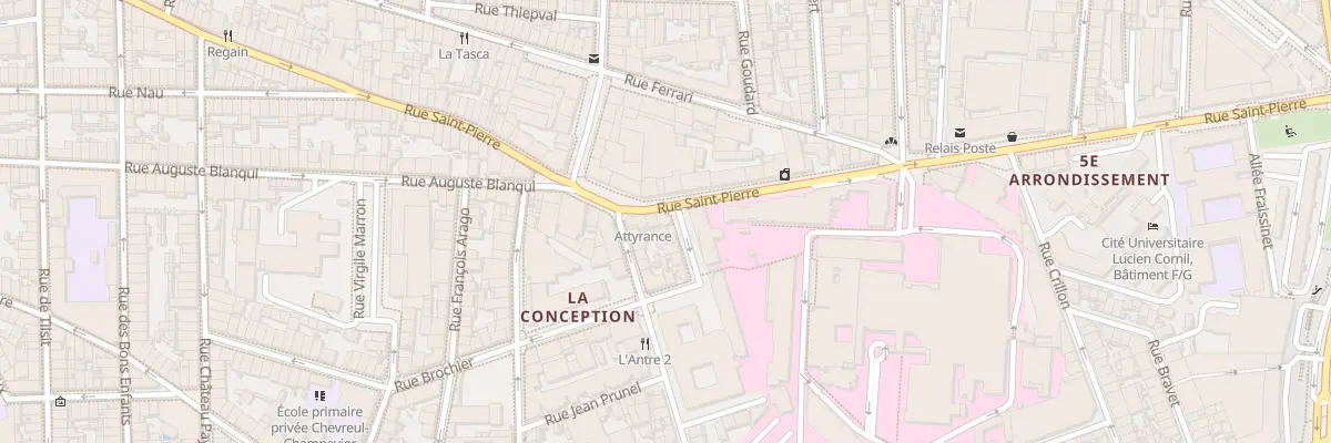Plan du 2 Bd d’Aouest à Marseille 5e Arrondissement