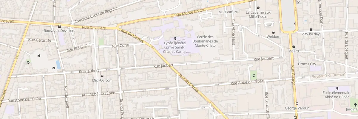 Plan du 83 Rue jaubert à Marseille 5e Arrondissement