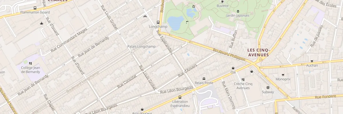 Plan du 166 Rue consolat à Marseille 1er Arrondissement