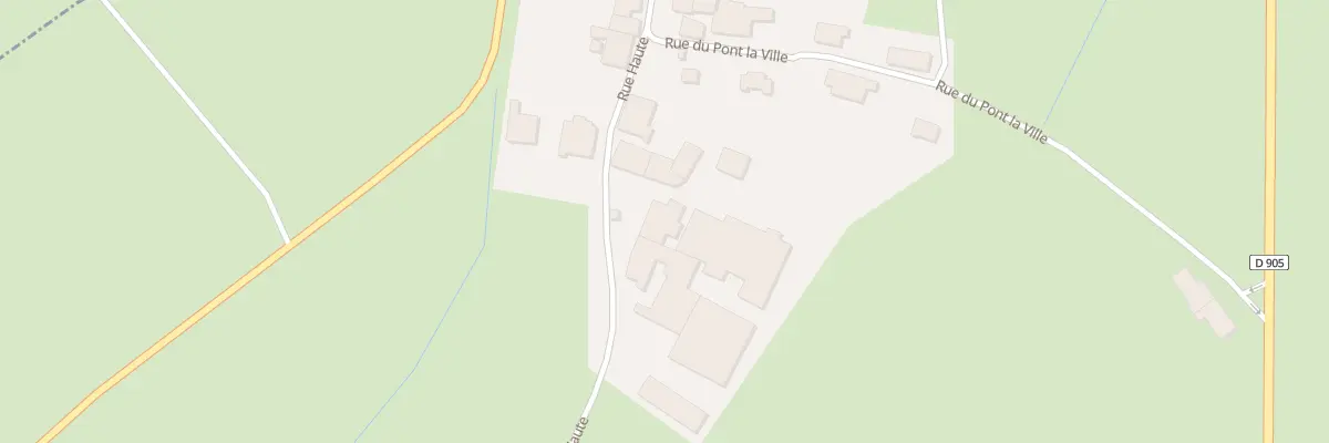 Plan du 5 Rue Haute à Peuvillers