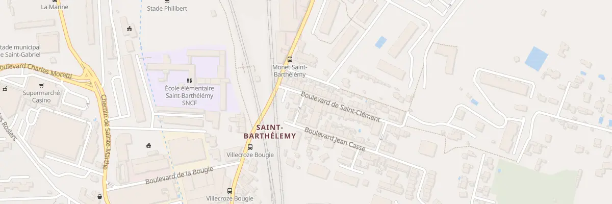 Plan du 8 Bd Saint Clement à Marseille 14e Arrondissement