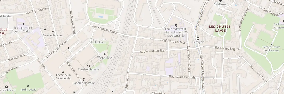 Plan du 5 Bd Pardigon à Marseille 4e Arrondissement