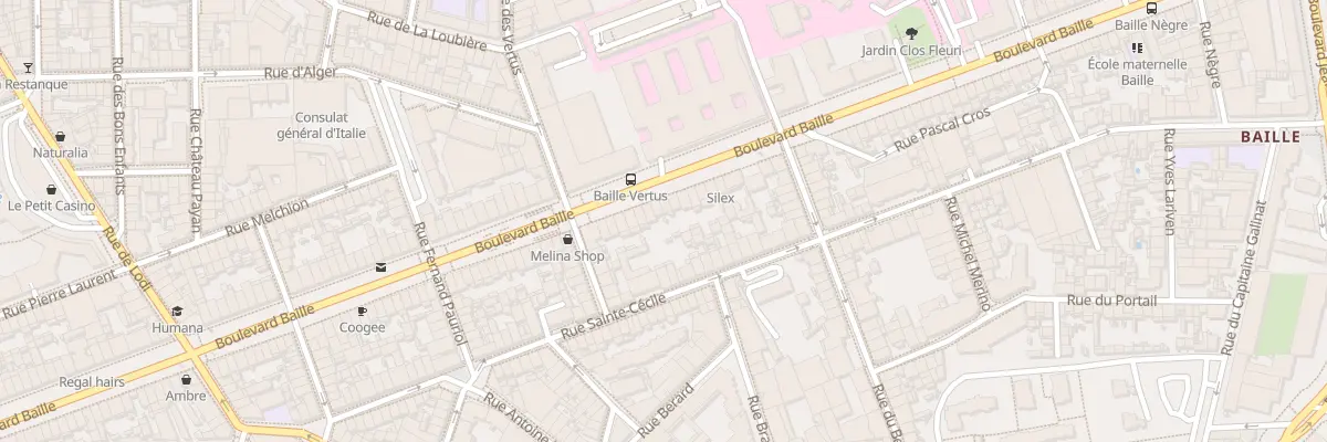Plan du 160 Bd Baille à Marseille 5e Arrondissement