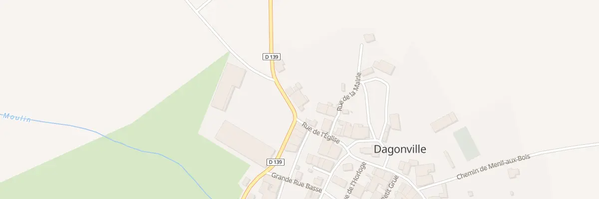 Plan du 39 Rte de Lignieres à Dagonville