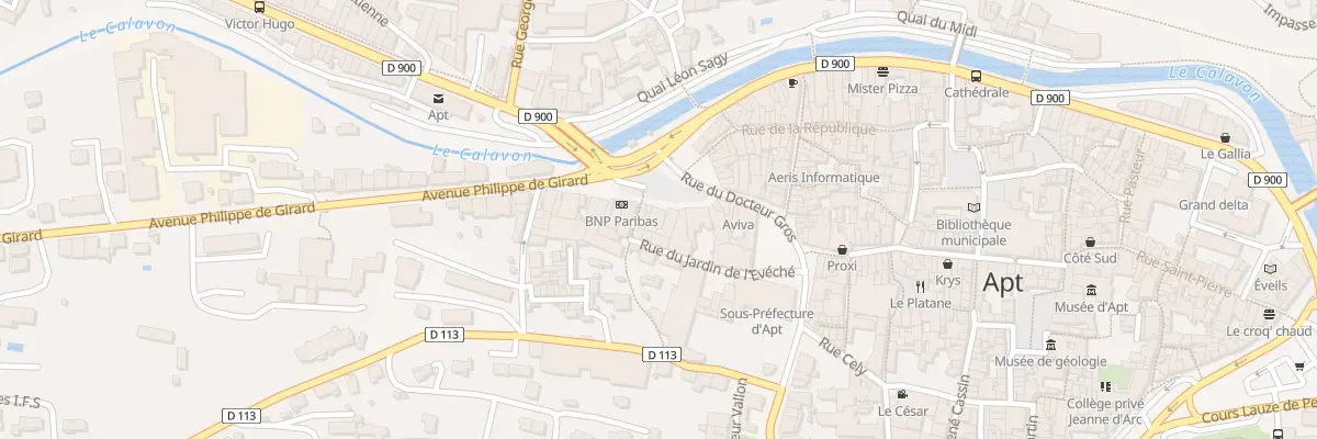 Plan du 43 Pl de la Bouquerie à Apt