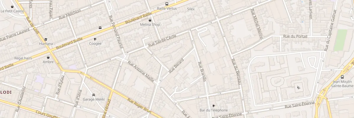 Plan du 7 Rue berard à Marseille 5e Arrondissement