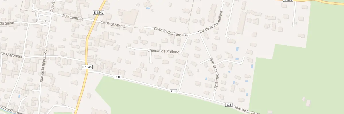 Plan du 3 Che du Prelong à Sillans