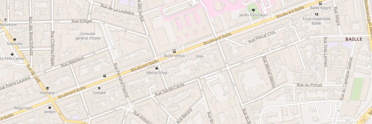 Plan du 162 Bd Baille à Marseille 5e Arrondissement