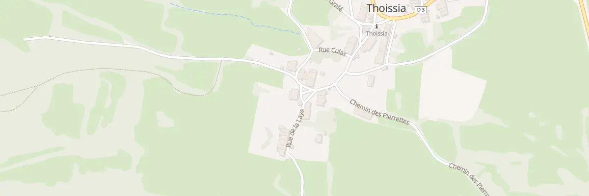Plan du 5021 Pl de la Croix à Thoissia