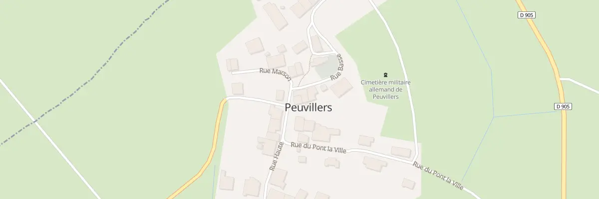 Plan du 2 Rue Basse à Peuvillers
