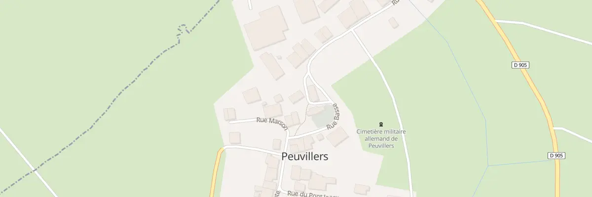 Plan du 5 Rue Basse à Peuvillers