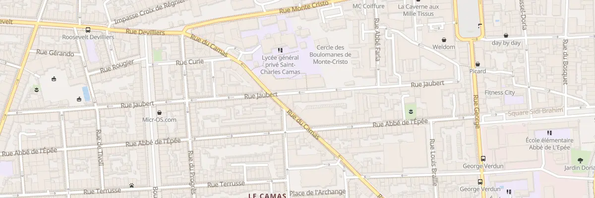 Plan du 106 Rue jaubert à Marseille 5e Arrondissement