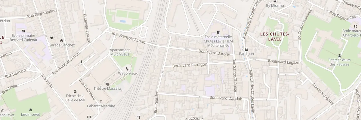 Plan du 9 Bd Pardigon à Marseille 4e Arrondissement