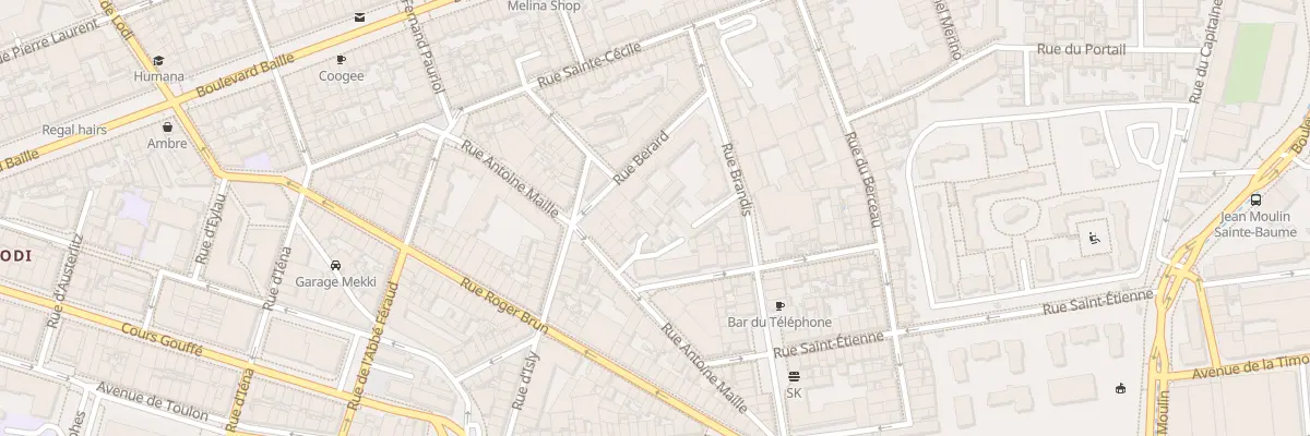 Plan du 16 Rue berard à Marseille 5e Arrondissement