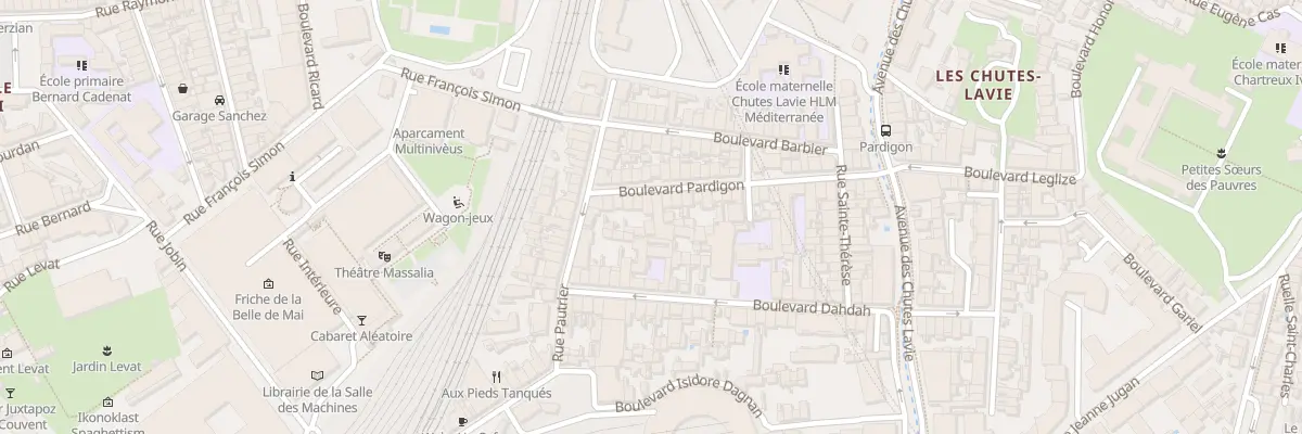 Plan du 10 Bd Pardigon à Marseille 4e Arrondissement