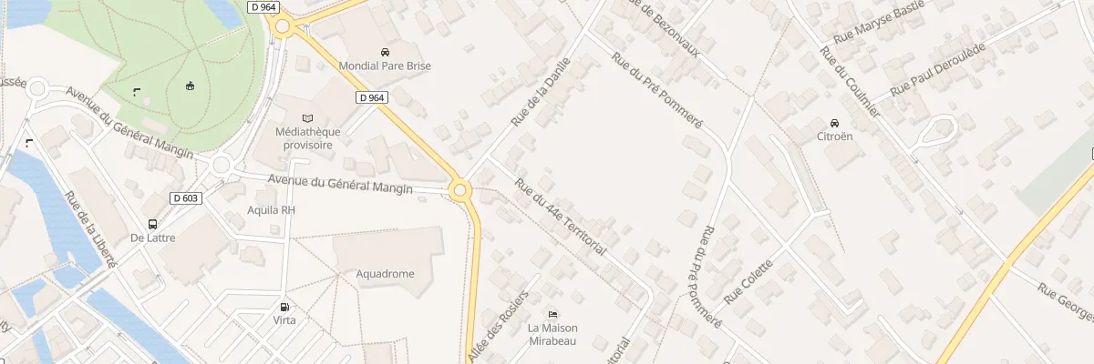 Plan du 48 Rue du 44eme Territorial à Verdun