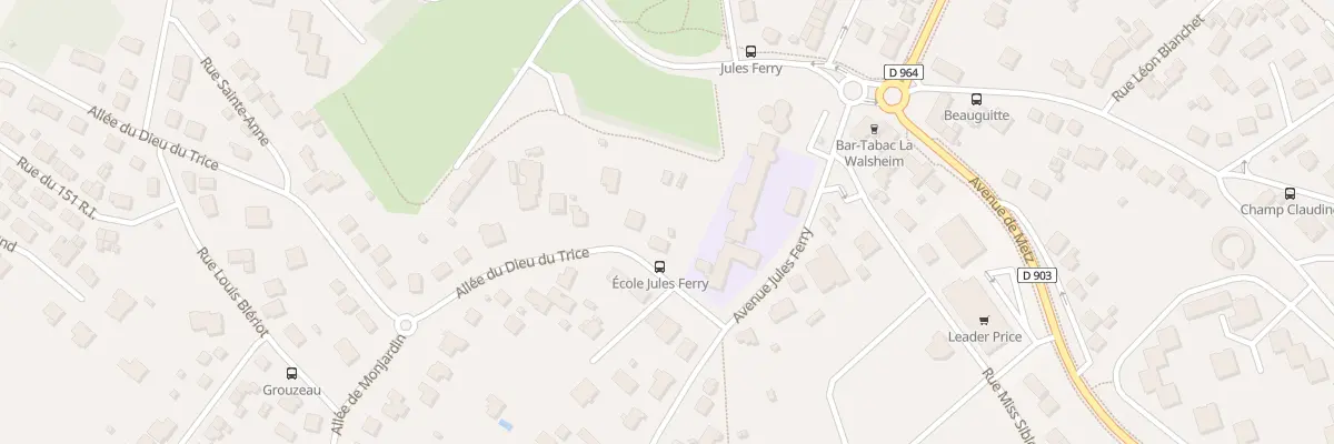 Plan du 47 All du Dieu du Trice à Verdun