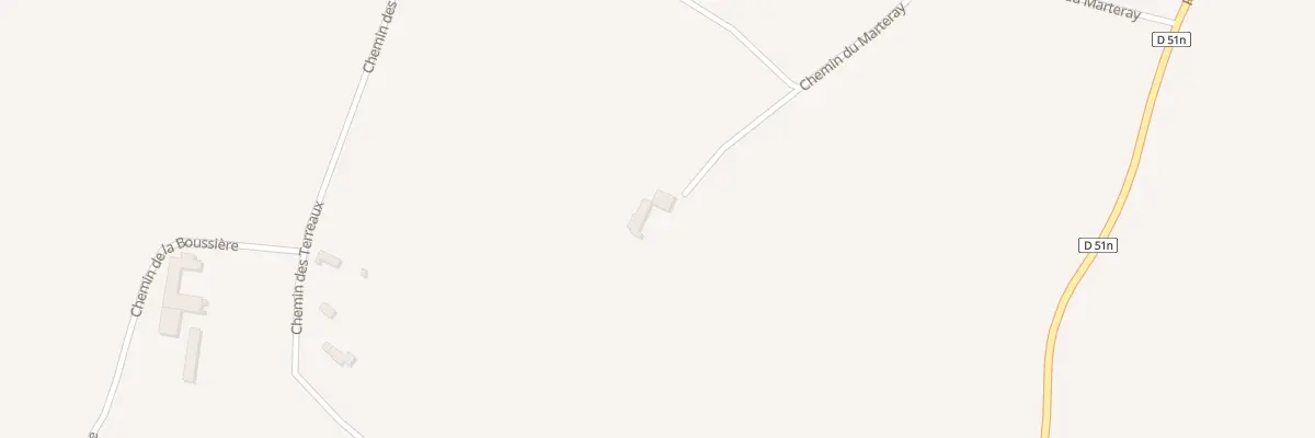 Plan du 34 Che du Marteray à Torchefelon