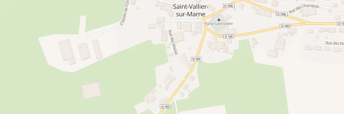 Plan du 1 Rue des Maizes à Saint-Vallier-sur-Marne