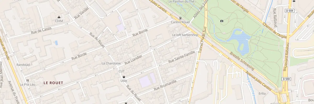 Plan du 108 Rue liandier à Marseille 8e Arrondissement