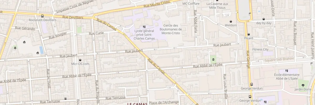 Plan du 108 Rue jaubert à Marseille 5e Arrondissement