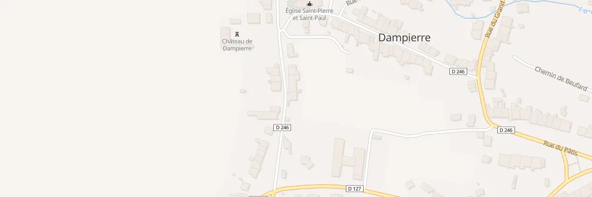 Plan du 7 Rue de la Rieppe à Dampierre
