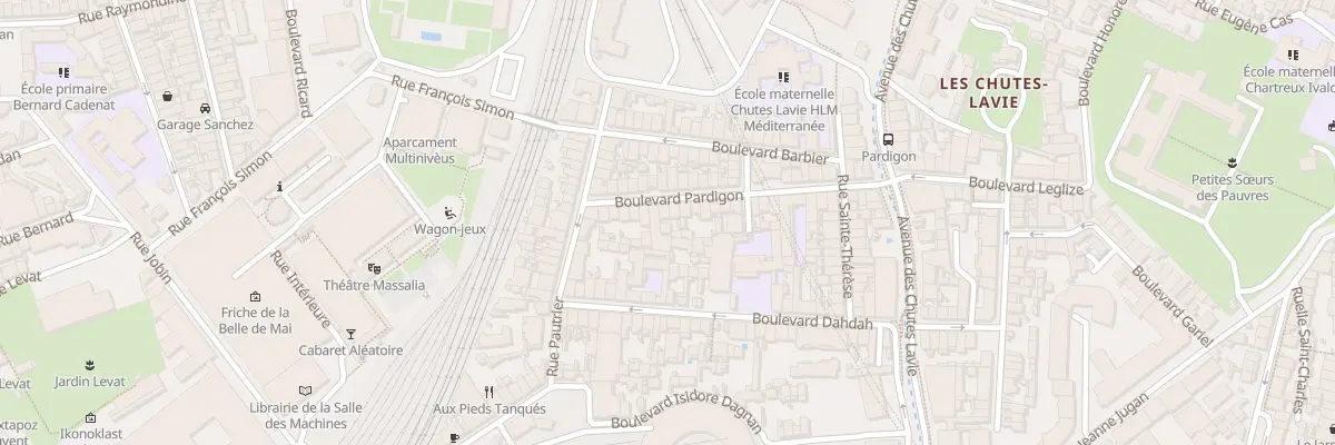 Plan du 14 Bd Pardigon à Marseille 4e Arrondissement