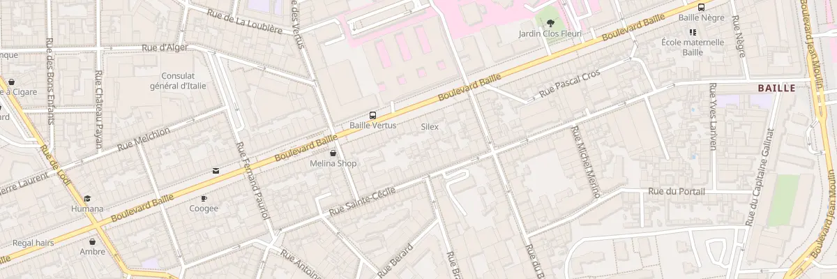 Plan du 168 Bd Baille à Marseille 5e Arrondissement