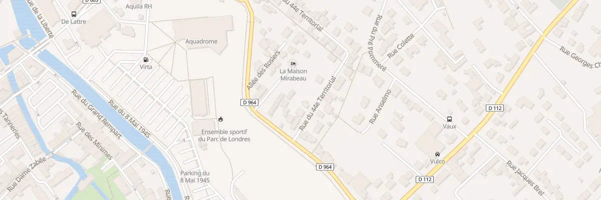 Plan du 5 Rue du 44eme Territorial à Verdun
