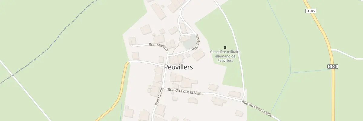 Plan du 6 Rue Basse à Peuvillers