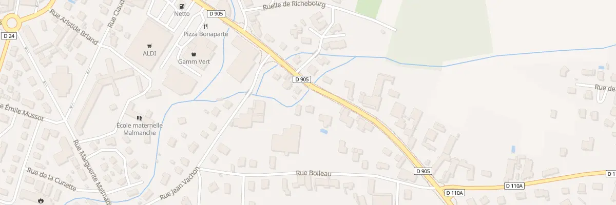 Plan du 23 Av General de Gaulle à Auxonne