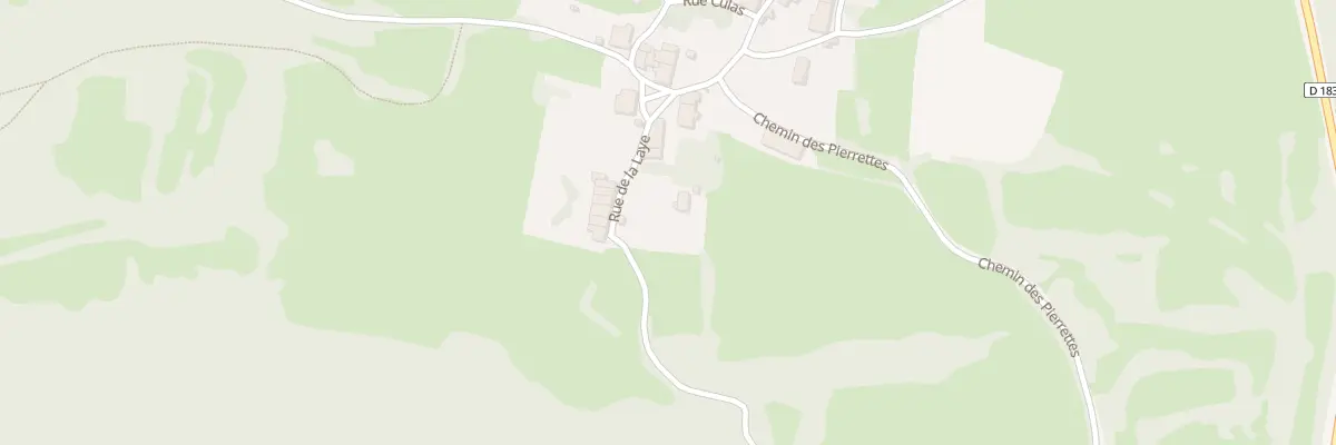 Plan du 5033 Rue de la Laye à Thoissia